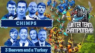 CHIMPS 🐒 vs 🦫 3baaT 🦃 - FINALE Winter Team Championship - Age of Empires 4 [Deutsch]