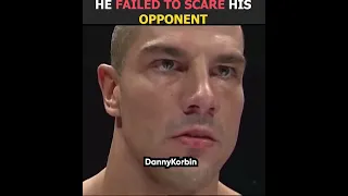 Fighter Failed To Scare His Opponent