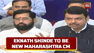 Eknath Shinde To Be New Maharashtra CM, Devendra Fadnavis Announces | Eknath Shinde CM News