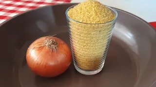 📣 ONION AND BULGUR 😍 ECONOMIC AND SIMPLE RECIPES / Recipe