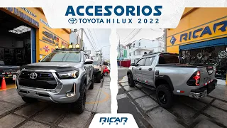 NUEVOS ACCESORIOS TOYOTA HILUX 2022 | TAPIZADO VEHICULAR | ESTETICA VEHICULAR - RICAR PERÚ