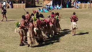 Pentecost Island Dancers Entry at 7th Melanesian Festival, Port Vila, Vanuatu