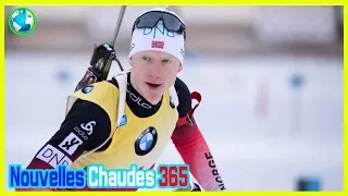 Johannes Boe remporte sa dixième victoire de la saison sur le sprint d'Antholz-Anterselva