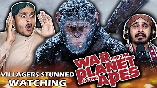 Villagers React to WAR FOR THE PLANET OF THE APES (2017) MOVIE REACTION - FIRST TIME WATCHING