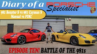 981 Boxster S vs 981 Cayman S - Which is more Epic? Episode 10 - Diary of a Porsche Specialist