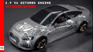 2021 Audi RS5 Sportback 2.9 TFSI V6 Biturbo Engine