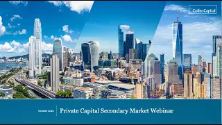 Dynamics in the private capital secondary market - webinar