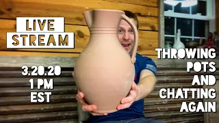 Live Stream - Throwing Pots and Chatting Again!