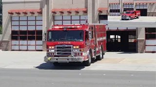 Anaheim Fire and Rescue Engine 8 and Medic 6 responding