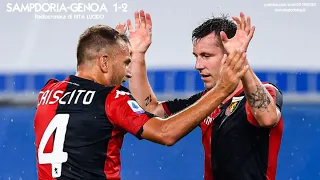 SAMPDORIA-GENOA 1-2 - Radiocronaca di Rita Lucido (22/7/2020) da Rai Radio 1