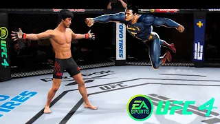 UFC4 Bruce Lee vs Superman EA Sports UFC 4