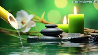 Bamboo Water Fountain | Relaxing Piano Music to Rest The Mind | Stress Relief & Deep Sleep