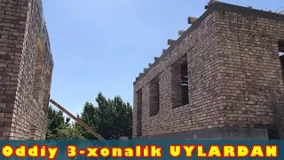 3-xonalik Uylardan🏘 ODDIY proekt