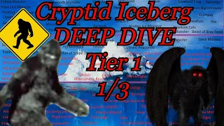 Cryptid and Mythical / Mysterious Creatures Iceberg Explained Tier 1 Part 1 | Emperor Zeech