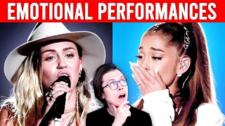 Singers crying on stage (EMOTIONAL)