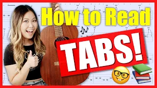 How To Read Guitar Tabs *INTERACTIVE* (w/On-Screen Practice Exercises & FREE Print Out Guide!) 🙌