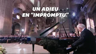Daniel Barenboim joue un "Impromptu" de Schubert à la messe pour Jacques Chirac