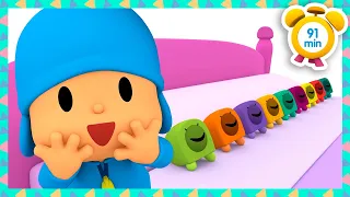 🎶POCOYO ENGLISH - Fun Songs for Children 🔟 Ten in the Bed [91 min] Full Episodes |VIDEOS & CARTOONS