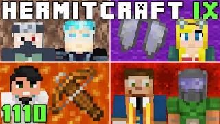 Hermitcraft IX 1110 Withers, Redstone, Wings & Chaos!