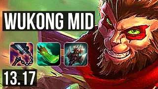 WUKONG vs VEIGAR (MID) | 14/1/11, 2.7M mastery, Legendary | NA Master | 13.17