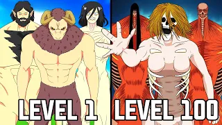 All 18 TITAN SHIFTERS Ranked From Weakest To Strongest