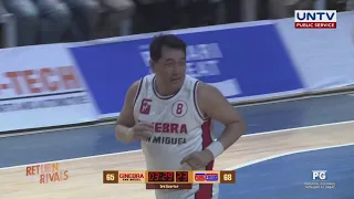 Caidic uses an english to deliver the basketball 😎