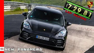 New Porsche Panamera Turbo Lap Record on the Nurburgring Nordschleife
