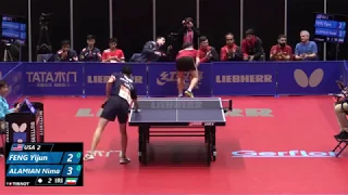 WTTC 2018 - Yijun  FENG (USA) VS Nima ALAMIAN (IR) {Full match}