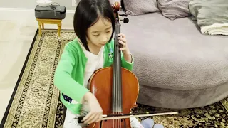 ABRSM cello grade 1: star of county down (6yr old)