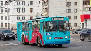 поездка на троллейбусе ЗиУ-682Г-012 [Г0А] ( 1988 г.в ), борт 192, маршрут 31 ( г. Екатеринбург )