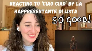 REACTING TO ‘CIAO CIAO’ BY LA RAPPRESENTANTE DI LISTA (FIRST LISTEN)