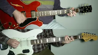 The Hollies - I Can't Get Nowhere With You - Guitar Cover - Bass Cover (4K) Gibson ES-345