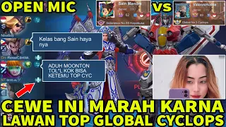 CEWEK INI PANIK KETIKA LAWAN GLOBAL CYCLOPS ! GW LANGSUNG TUNJUKIN SKILL HAYABUSA GW BIAR DIA KAGET