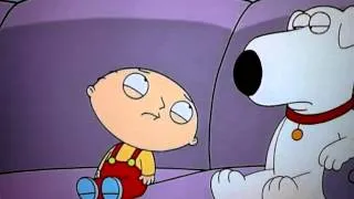 Stewie high pitched with Brian