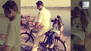 Akshay Kumar Takes CUTE Bicycle Ride With Daughter Nitara | LehrenTV
