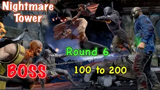 MK Mobile Nightmare Tower 100 to 200 Final BOSS Round 6 Rewards and Gameplay