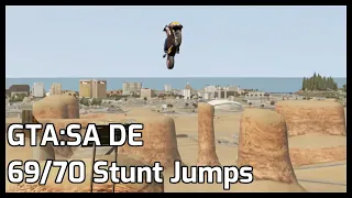 GTA:SA Definitive Edition 69/70 Stunt Jumps Speedrun