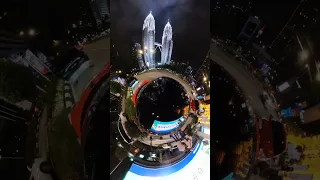 Glittering 'Crystal' Petronas Twin Towers 🌟 in Kuala Lumpur City Lights 🌛 ★Visit Malaysia★