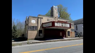 Exploring the Abandoned Vintage Center Theatre in the Catskills of New York | DANGEROUS!