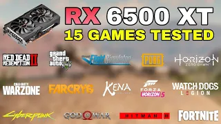 RX 6500 XT Test in 15 Games in 2022