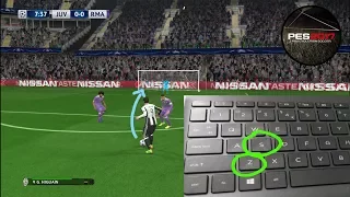How To Hit Grounded Shoot In PES 17 on KEYBOARD