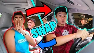 Twin Brother DRIVE THRU Swap PRANK!