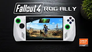 Fallout 4 Next-Gen On The ASUS ROG Ally Is Pretty Good! Hand- Held & Docked Mode Test