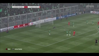 Nico Rinderknecht Scores Crazy Long Shot: FIFA 17 Ingolstadt 04 - Werder Bremen