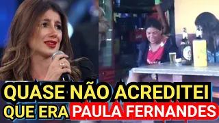 FIM DE CARREIRA Paula Fernandes NO BARZINHO cantando Pra poucas pessoas