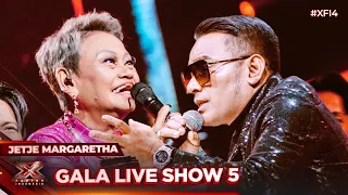 Jetje Margaretha  - Cintaku Terbagi Dua (Yenni Eria) - Gala Live Show 5 - X Factor Indonesia 2024