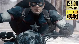 Captain America Fight Clips Compilation 4K