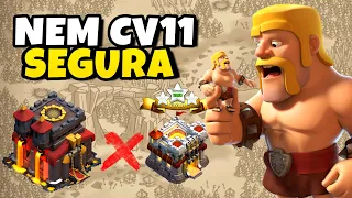 FECHEI 2 CV11 COM MINHA CV10 COM UNS ATAQUES APELÃO | Clash Of Clans