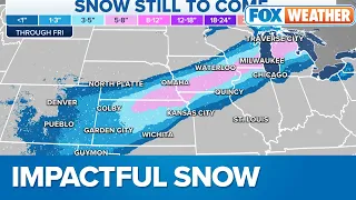 Winter Storm Marches From Plains to Midwest