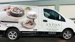 Partial Graphic Wrap For Anton Bakery's New Nissan NV200